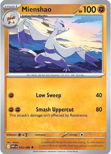 Image for Mienshao (053/086) (SV: White Flare) - Pokemon