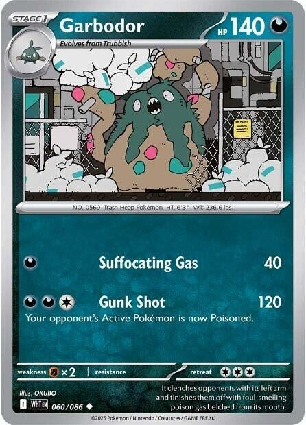 Garbodor (060/086) (SV: White Flare)