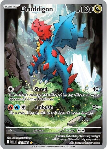 Image for Druddigon (151/086) (SV: White Flare) - Pokemon