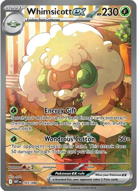 Whimsicott ex (165/086) (SV: White Flare)