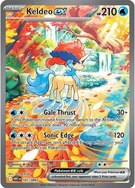 Keldeo ex (167/086) (SV: White Flare)