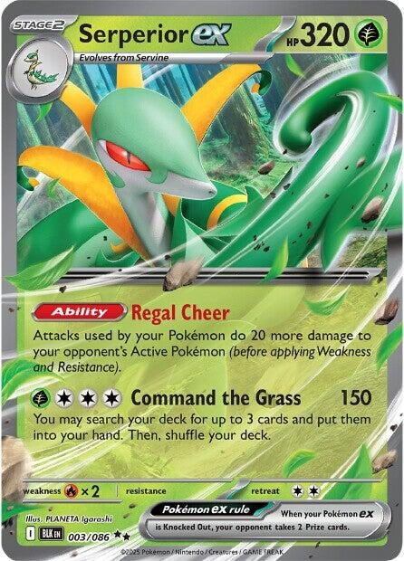 Serperior ex (003/086) (SV: Black Bolt)