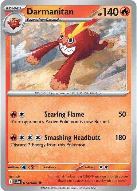 Darmanitan (014/086) (SV: Black Bolt)