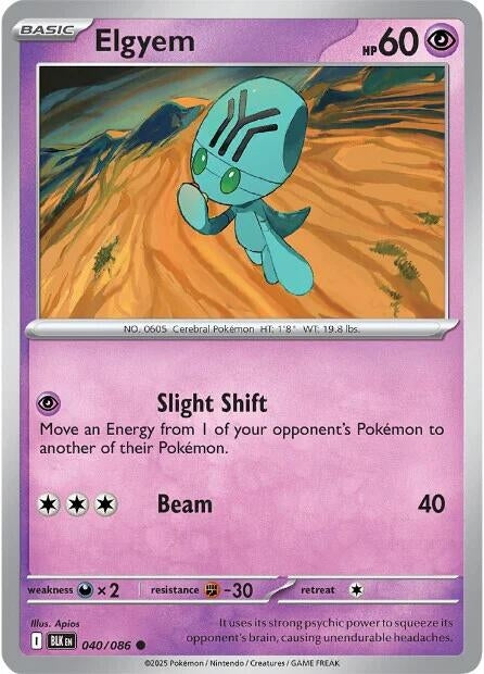 Elgyem (040/086) (SV: Black Bolt)