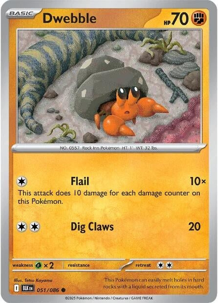Dwebble (051/086) (SV: Black Bolt)