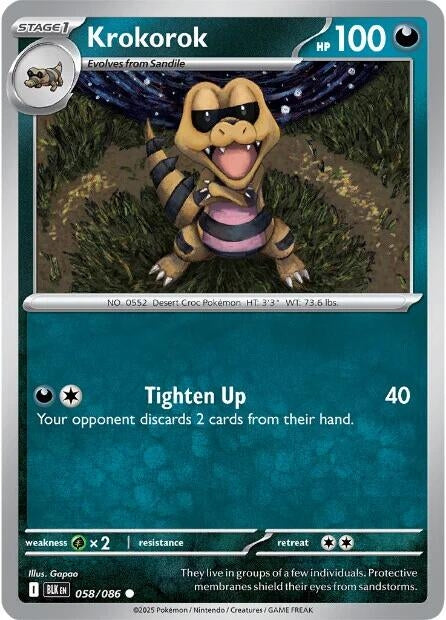 Krokorok (058/086) (SV: Black Bolt)