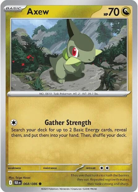 Axew (068/086) (SV: Black Bolt)