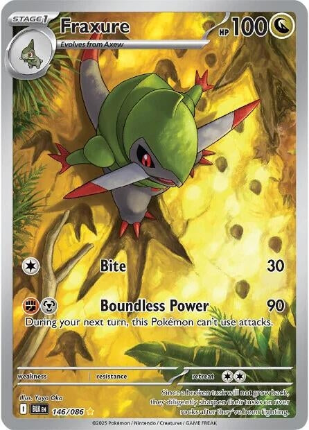 Fraxure (146/086) (SV: Black Bolt)