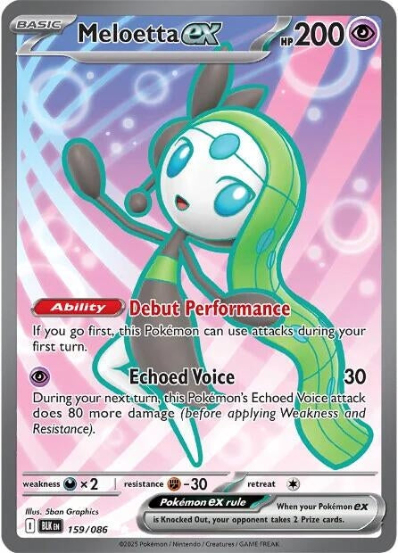 Meloetta ex (159/086) (SV: Black Bolt)