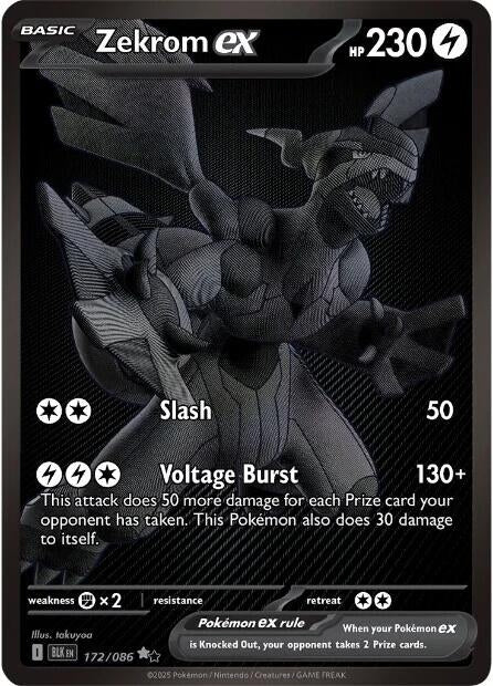 Image for Zekrom ex (172/086) (SV: Black Bolt) - Pokemon