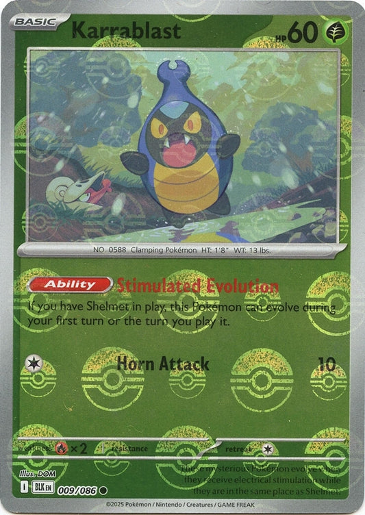 Karrablast (Poke Ball Pattern) (009/086) (SV: Black Bolt)