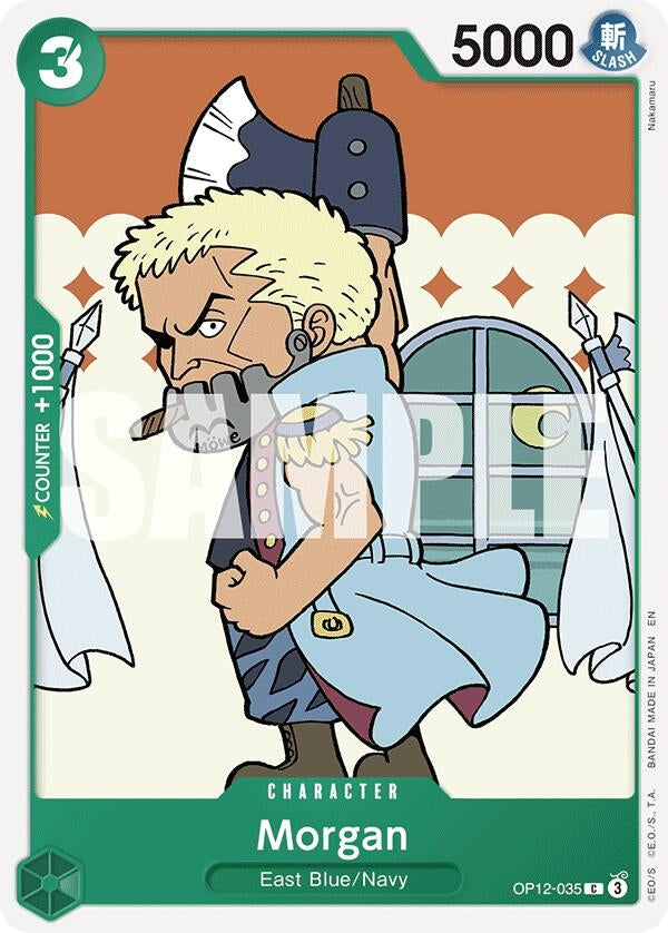 Image for Morgan (OP12-035) (Legacy of the Master) - One Piece Card Game