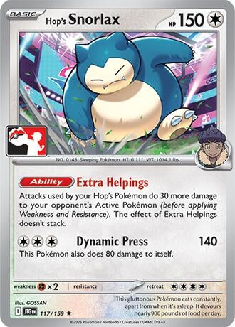 Image for Hop's Snorlax (117/159) - Pokemon