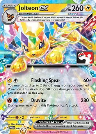 Image for Jolteon ex (030/131) - Pokemon