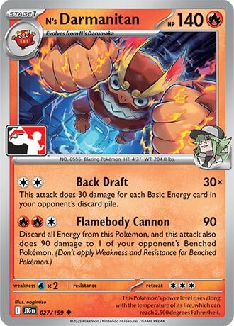 Image for N's Darmanitan (027/159) - Pokemon