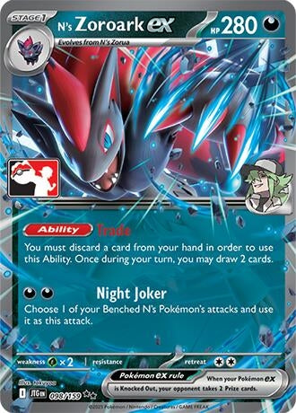 Image for N's Zoroark ex (098/159) - Pokemon