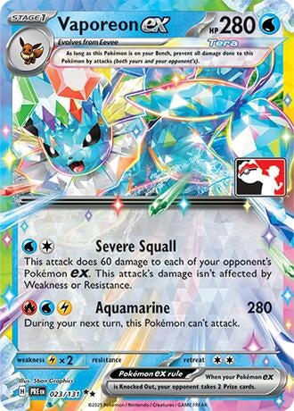 Image for Vaporeon ex (023/131) - Pokemon