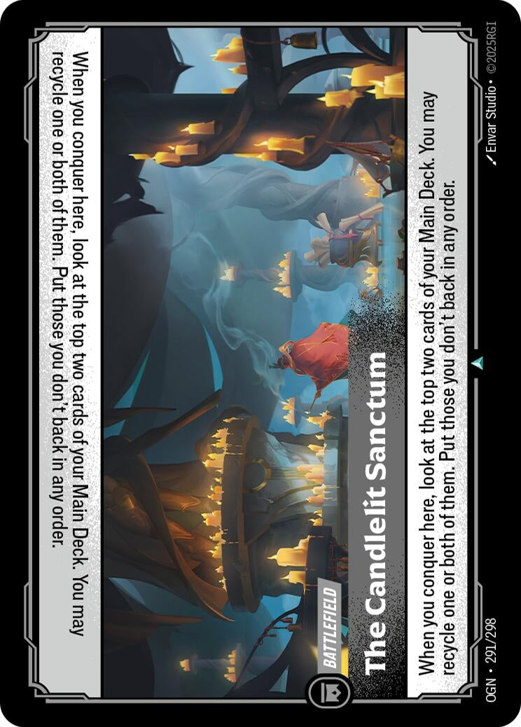 Image for The Candlelit Sanctum (291/298) (Origins) - Riftbound: League of Legends Trading Card Game