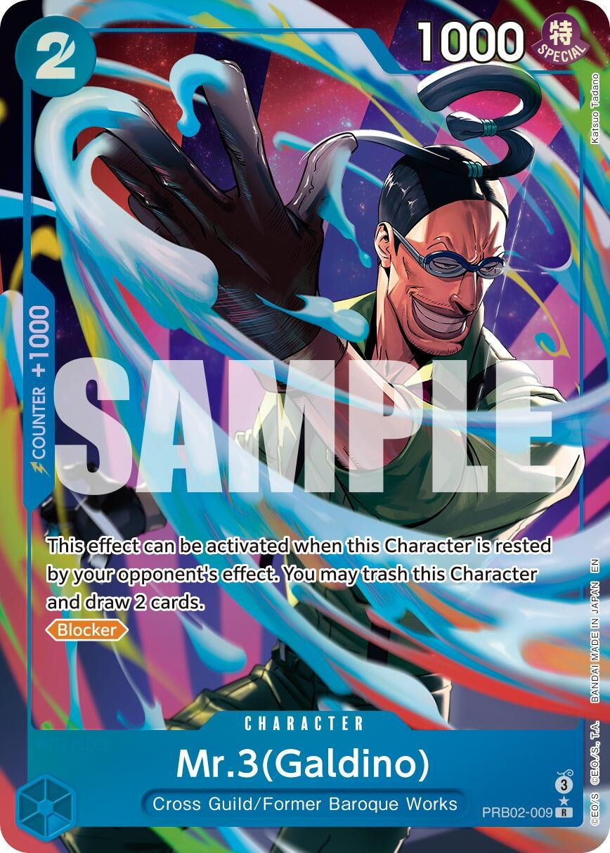 Mr.3(Galdino) - PRB02-009 (Alternate Art) (PRB02-009) (Premium Booster -The Best- Vol. 2)