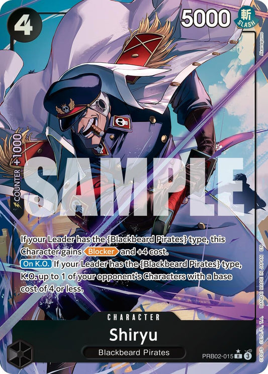 Shiryu (Alternate Art) (PRB02-015) (Premium Booster -The Best- Vol. 2)