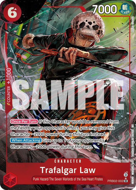 Trafalgar Law - PRB02-002 (Alternate Art) (PRB02-002) (Premium Booster -The Best- Vol. 2)