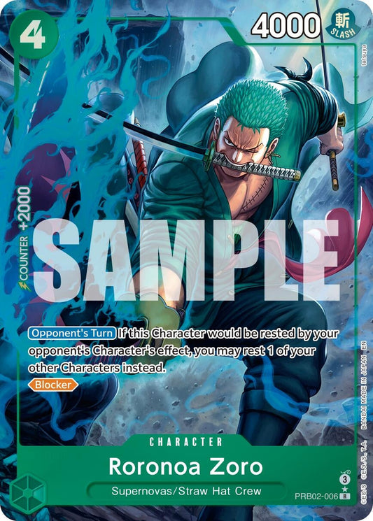Roronoa Zoro - PRB02-006 (Alternate Art) (PRB02-006) (Premium Booster -The Best- Vol. 2)