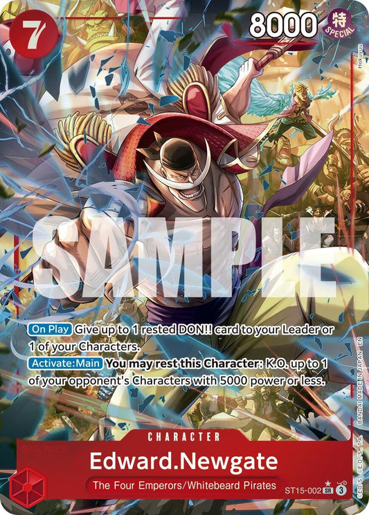 Edward.Newgate - ST15-002 (Alternate Art) (ST15-002) (Premium Booster -The Best- Vol. 2)
