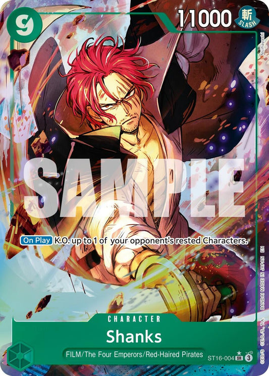 Shanks - ST16-004 (Alternate Art) (ST16-004) (Premium Booster -The Best- Vol. 2)