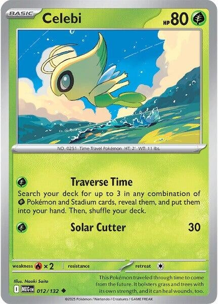 Celebi (012/132) (ME01: Mega Evolution)