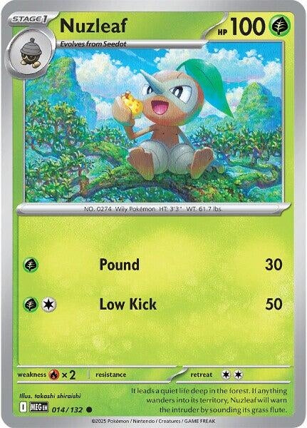 Nuzleaf (014/132) (ME01: Mega Evolution)