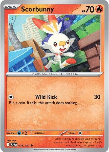 Scorbunny (026/132) (ME01: Mega Evolution)