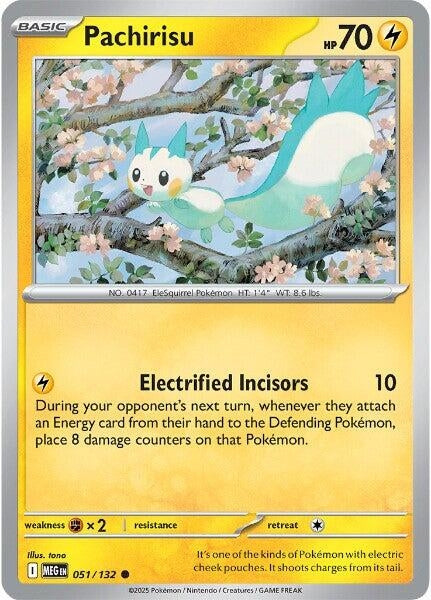 Pachirisu (051/132) (ME01: Mega Evolution)