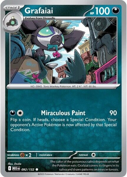 Grafaiai (092/132) (ME01: Mega Evolution)