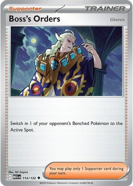 Boss's Orders [Ghetsis] (114/132) (ME01: Mega Evolution)