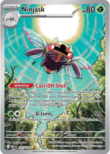 Ninjask (137/132) (ME01: Mega Evolution)