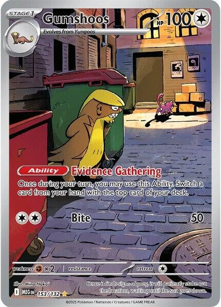 Gumshoos (153/132) (ME01: Mega Evolution)