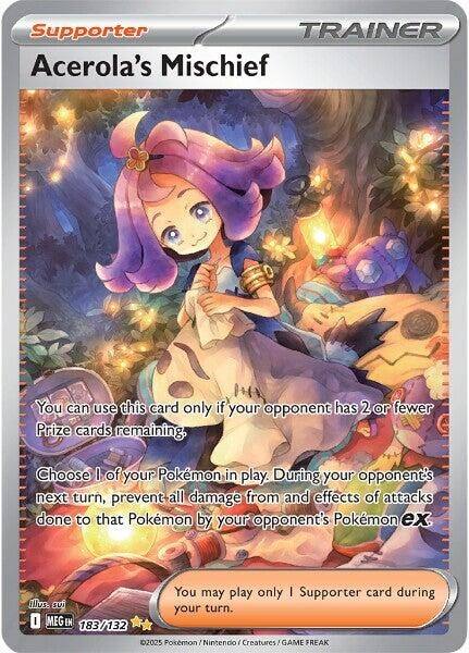 Acerola's Mischief (183/132) (ME01: Mega Evolution)