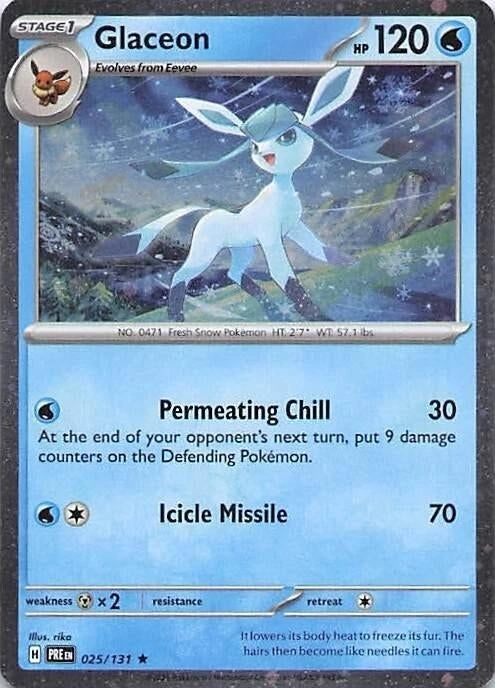 Image for Glaceon - 025/131 (Cosmos Holo) (025/131) - Pokemon