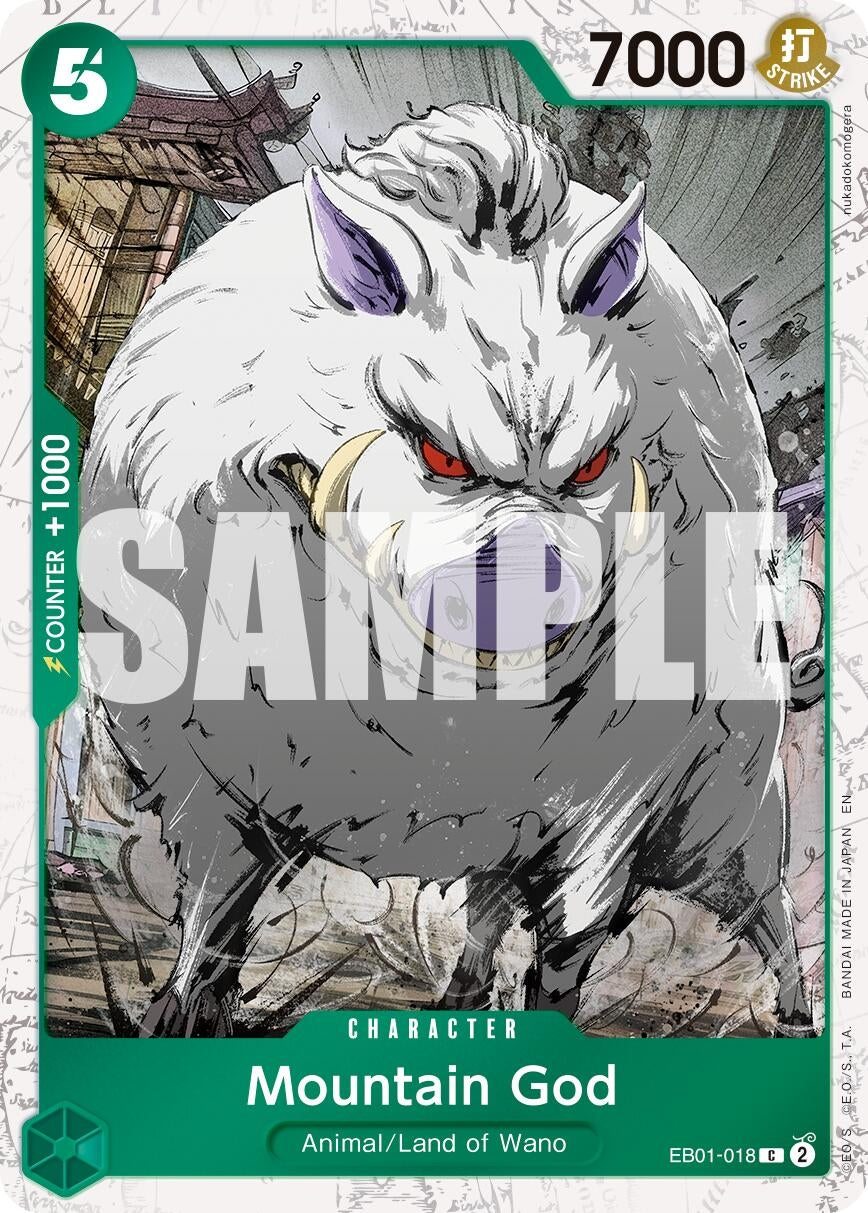 Mountain God (Pirate Foil) (EB01-018) (Premium Booster -The Best- Vol. 2)