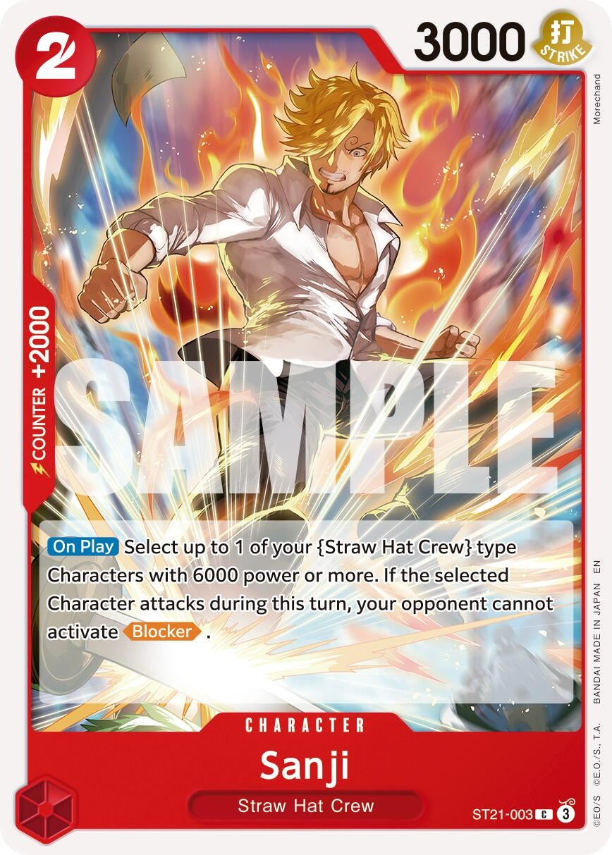 Sanji - ST21-003 (Reprint) (ST21-003) (Premium Booster -The Best- Vol. 2)