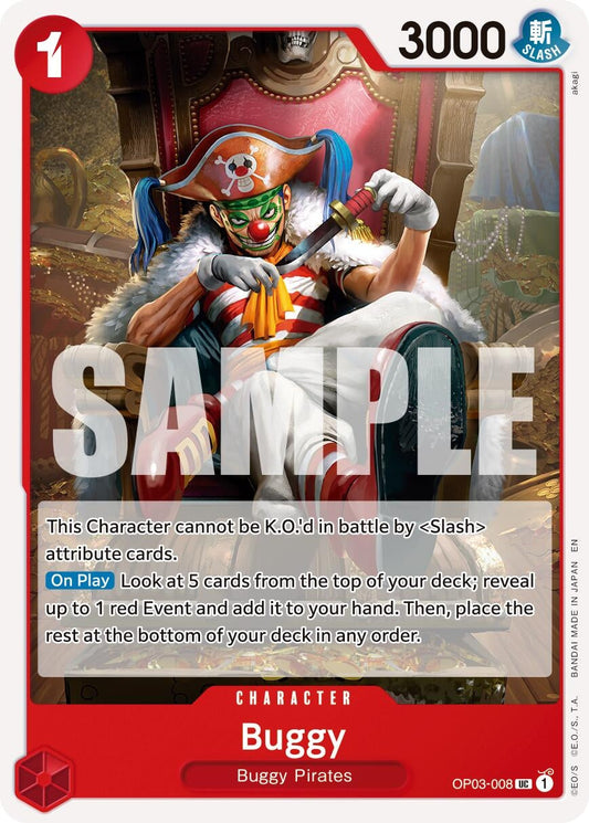 Buggy - OP03-008 (Reprint) (OP03-008) (Premium Booster -The Best- Vol. 2)