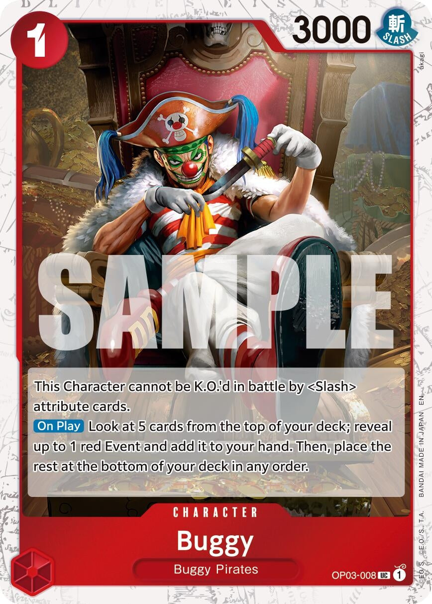 Buggy - OP03-008 (Pirate Foil) (OP03-008) (Premium Booster -The Best- Vol. 2)