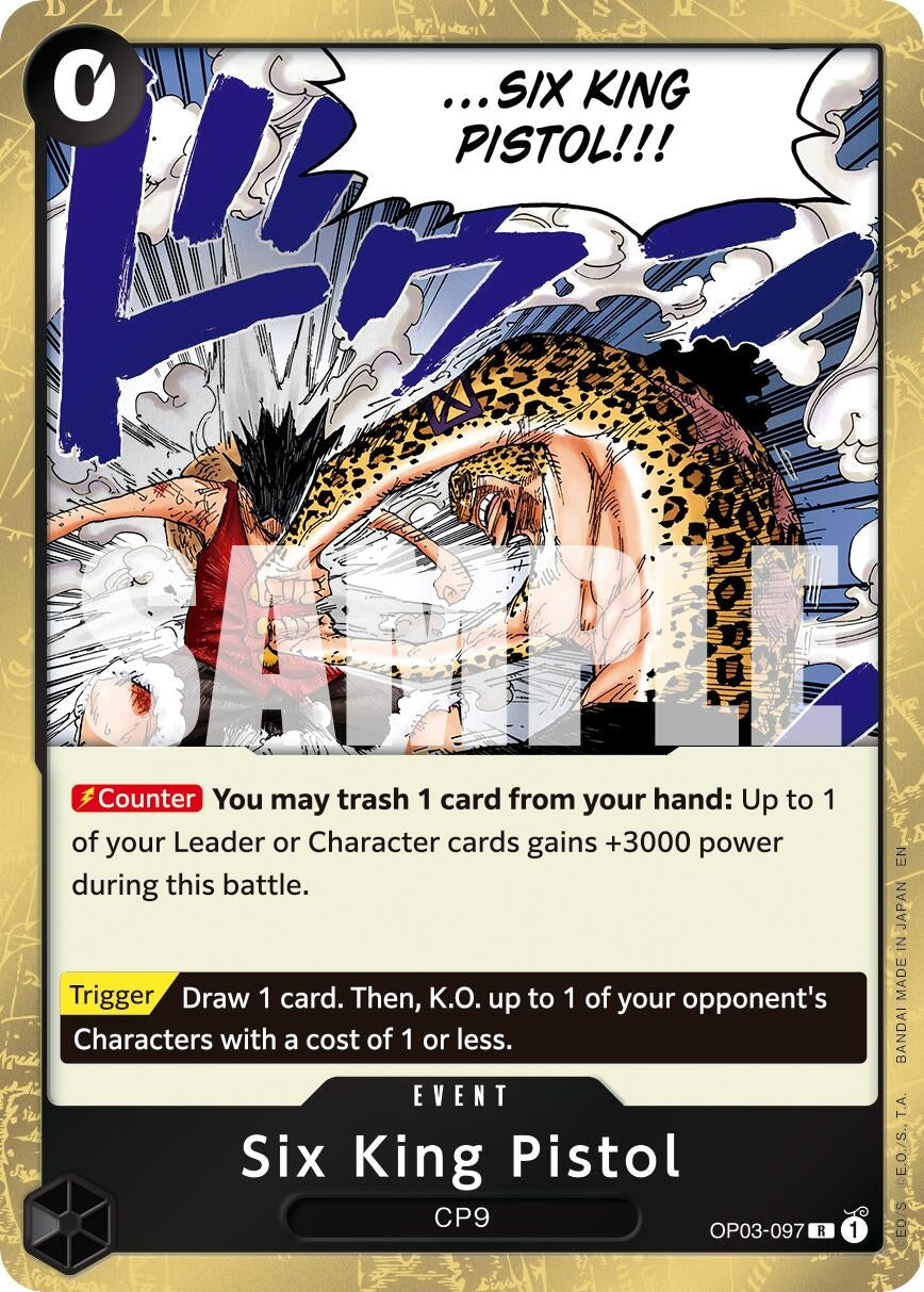 Six King Pistol (Reprint) (OP03-097) (Premium Booster -The Best- Vol. 2)