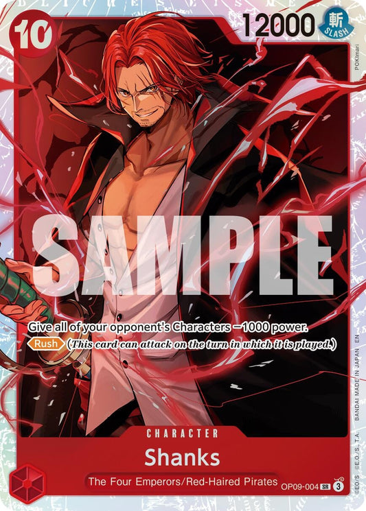 Shanks - OP09-004 (Reprint) (OP09-004) (Premium Booster -The Best- Vol. 2)