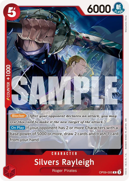 Silvers Rayleigh - OP09-005 (Reprint) (OP09-005) (Premium Booster -The Best- Vol. 2)