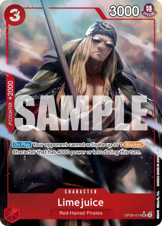 Limejuice (Alternate Art) (OP09-014) (Premium Booster -The Best- Vol. 2)