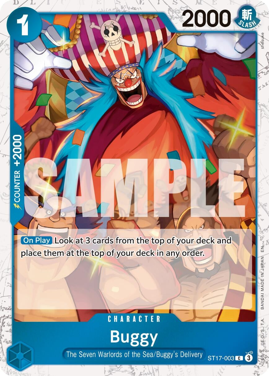 Buggy - ST17-003 (Pirate Foil) (ST17-003) (Premium Booster -The Best- Vol. 2)