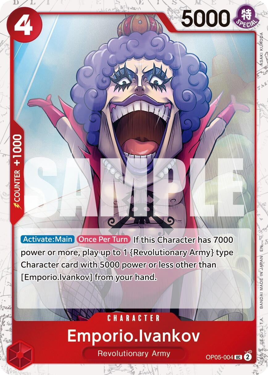 Emporio.Ivankov (Pirate Foil) (OP05-004) (Premium Booster -The Best- Vol. 2)