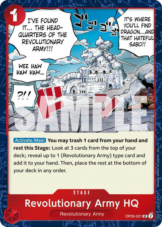 Revolutionary Army HQ (Pirate Foil) (OP05-021) (Premium Booster -The Best- Vol. 2)