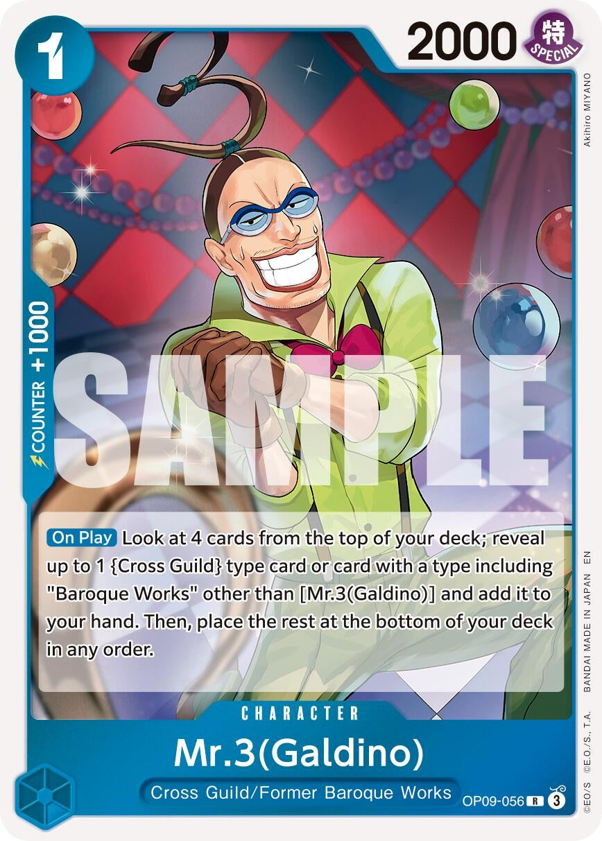 Mr.3(Galdino) - OP09-056 (Reprint) (OP09-056) (Premium Booster -The Best- Vol. 2)